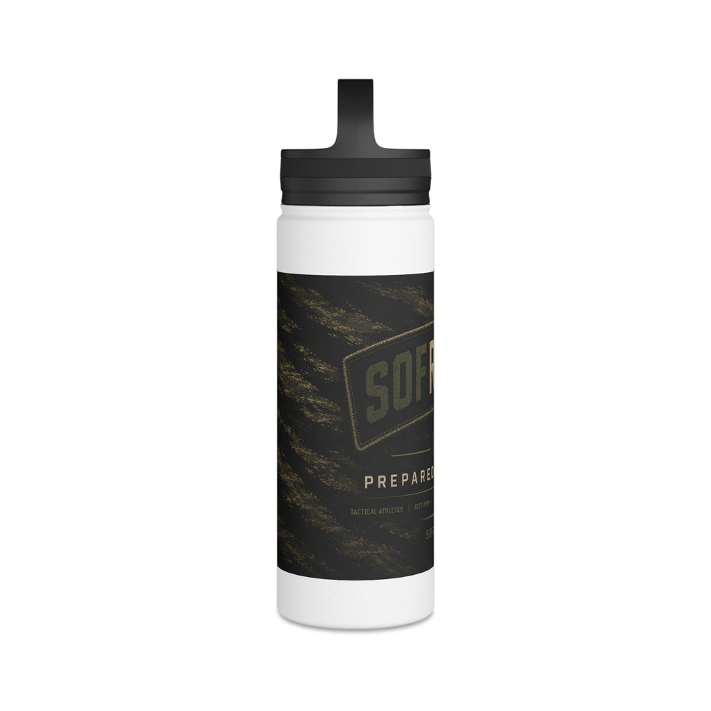 SOFReady Stainless Steel Water Bottle, Handle Lid