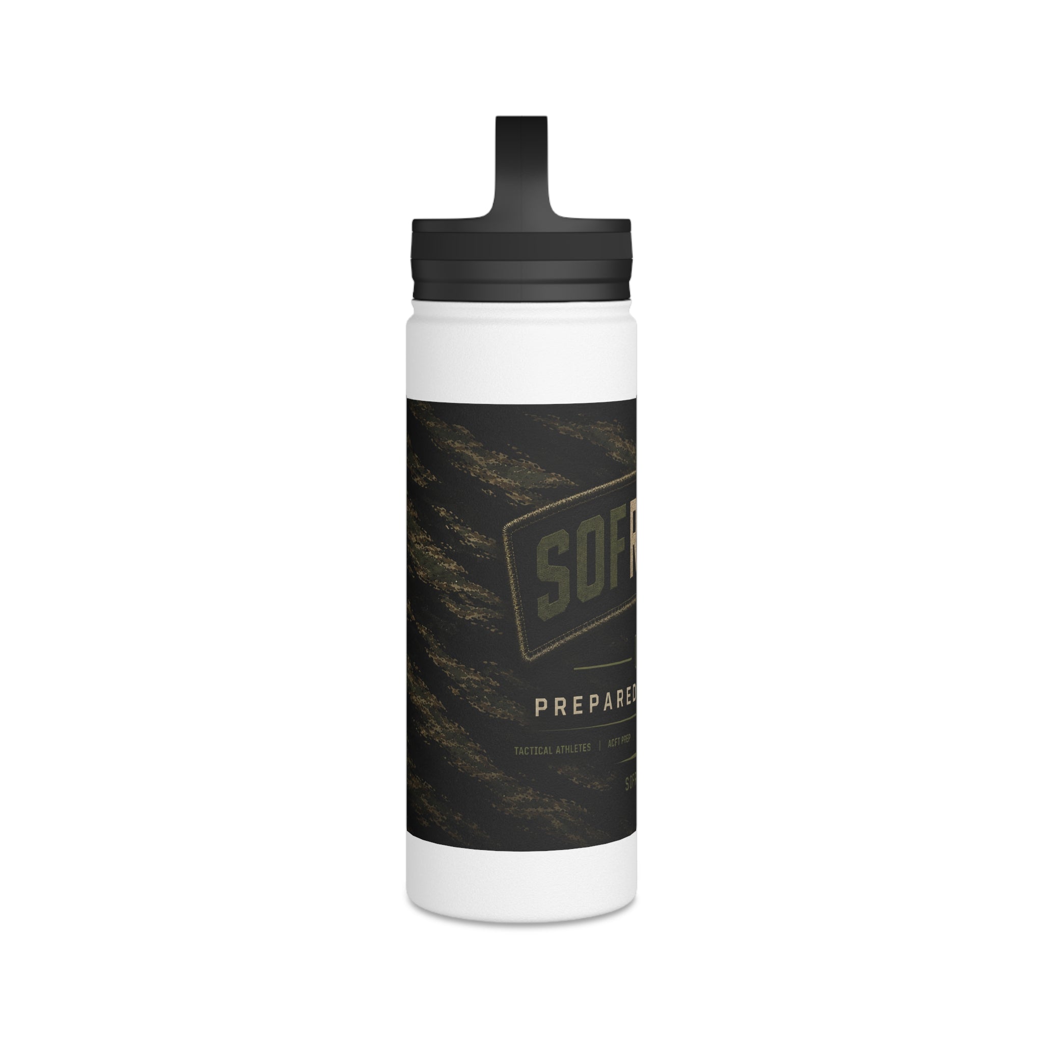 SOFReady Stainless Steel Water Bottle, Handle Lid