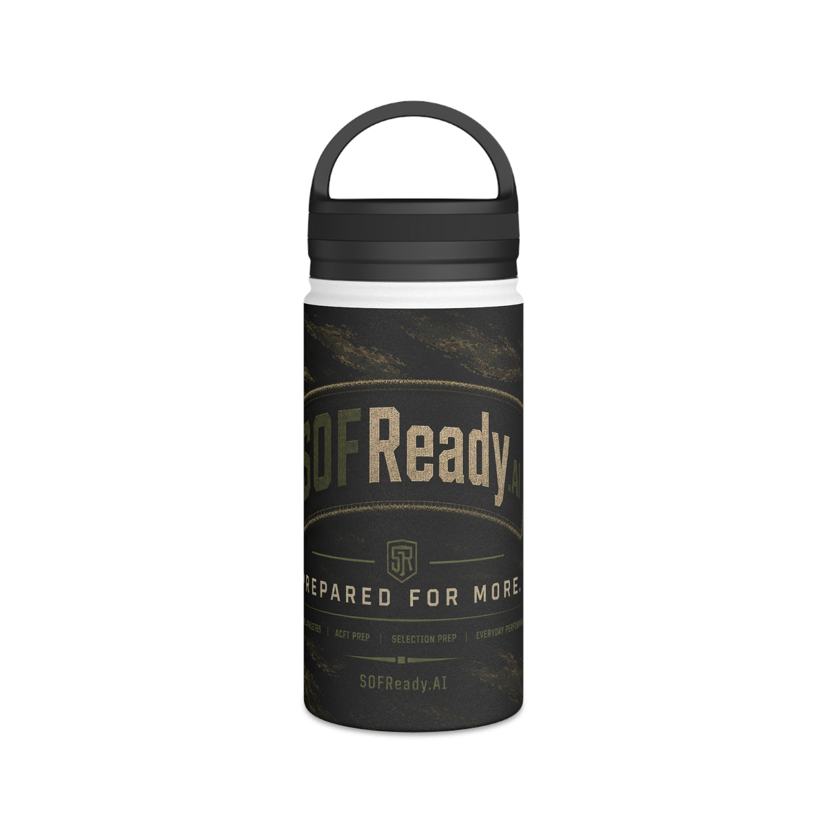 SOFReady Stainless Steel Water Bottle, Handle Lid