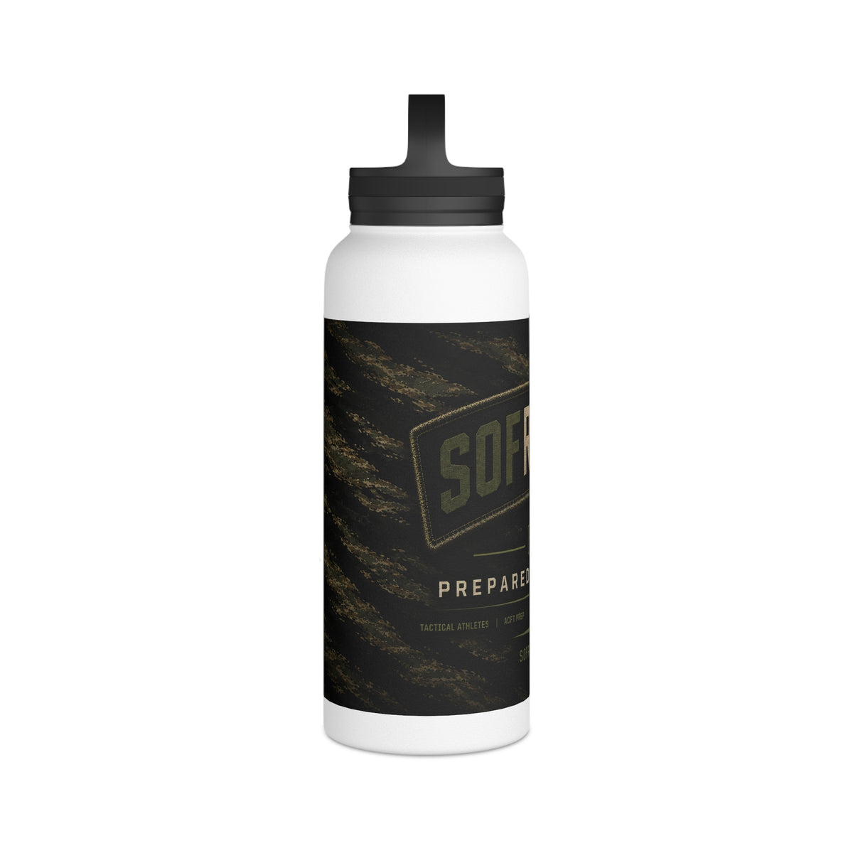 SOFReady Stainless Steel Water Bottle, Handle Lid
