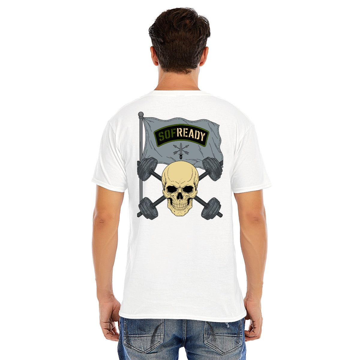 SOFReady Skull and Flag Shirt- Designed by Geno Russo