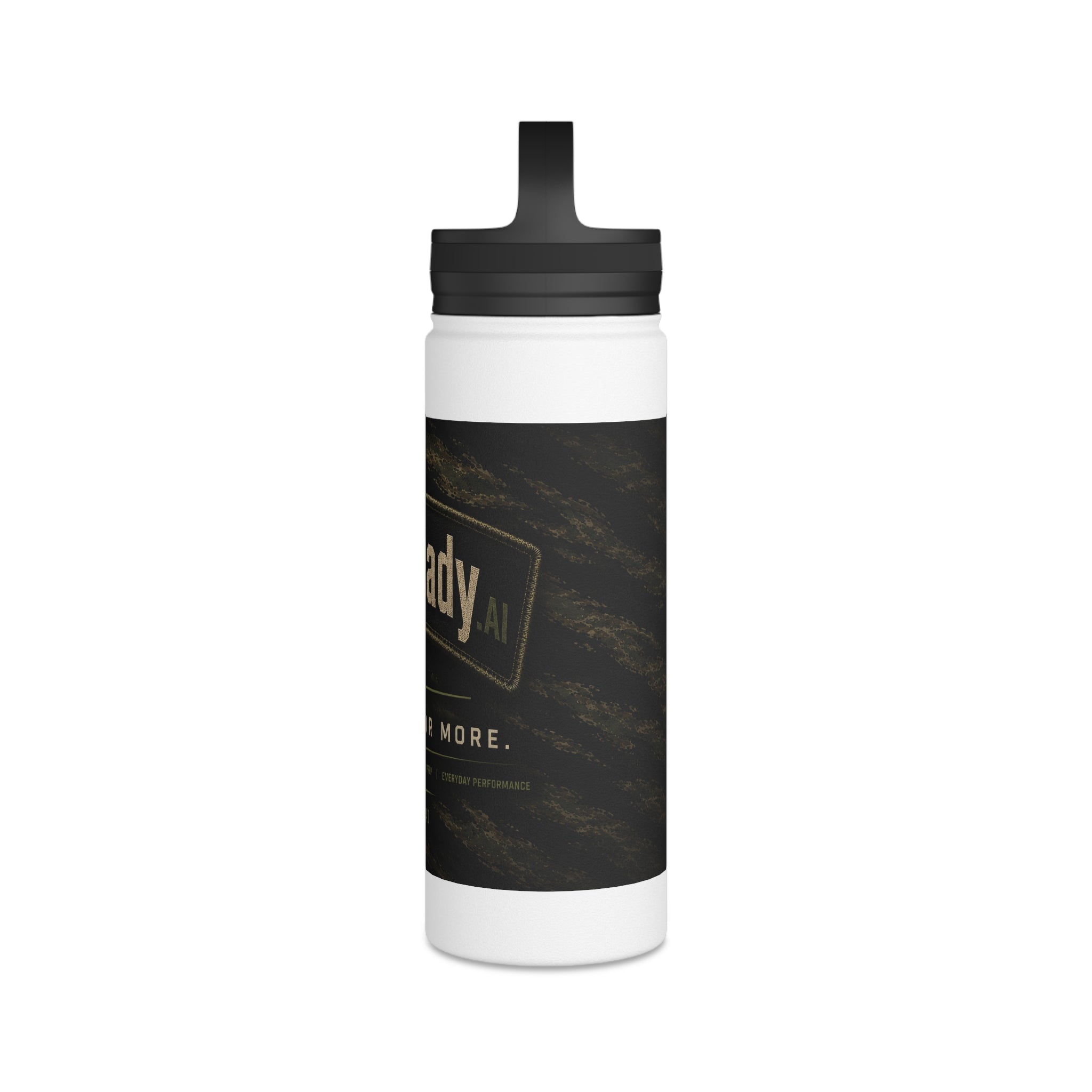 SOFReady Stainless Steel Water Bottle, Handle Lid